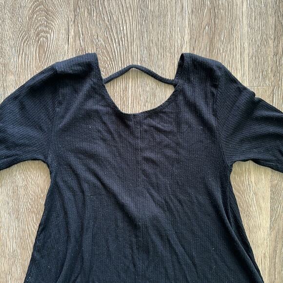 Billabong Black Swing Dress Size Small | Scoop Back, Lightweight, Flowy Fit - Picture 2 of 5